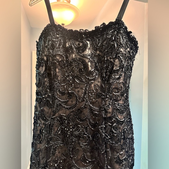 Montage by Mon Cheri Black Lace Dress - Picture 9 of 10
